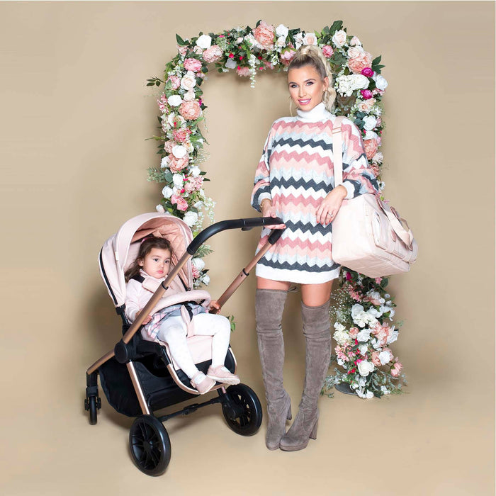 MB400 3-in-1 Travel System - Rose Gold Blush Pushchair - Grade A