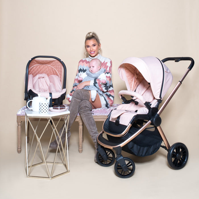 MB400 3-in-1 Travel System - Rose Gold Blush Pushchair - Grade A