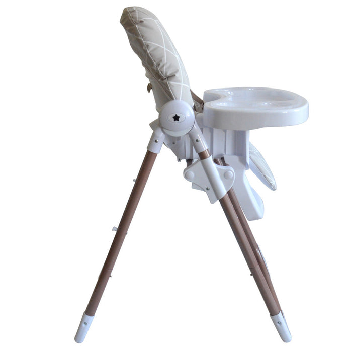 AM to PM Geometric Mocha Highchair - Grade A