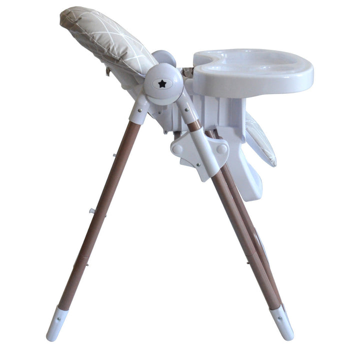 AM to PM Geometric Mocha Highchair - Grade A