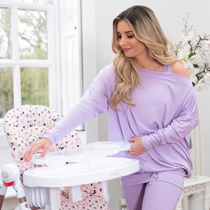 Dani Dyer Blush Leopard Highchair - Grade A