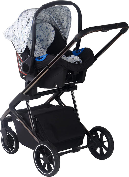 Dani Dyer Navy Marble MB500 Travel System - Grade A