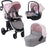 Dani Dyer Pink and Grey Travel System - Grade A
