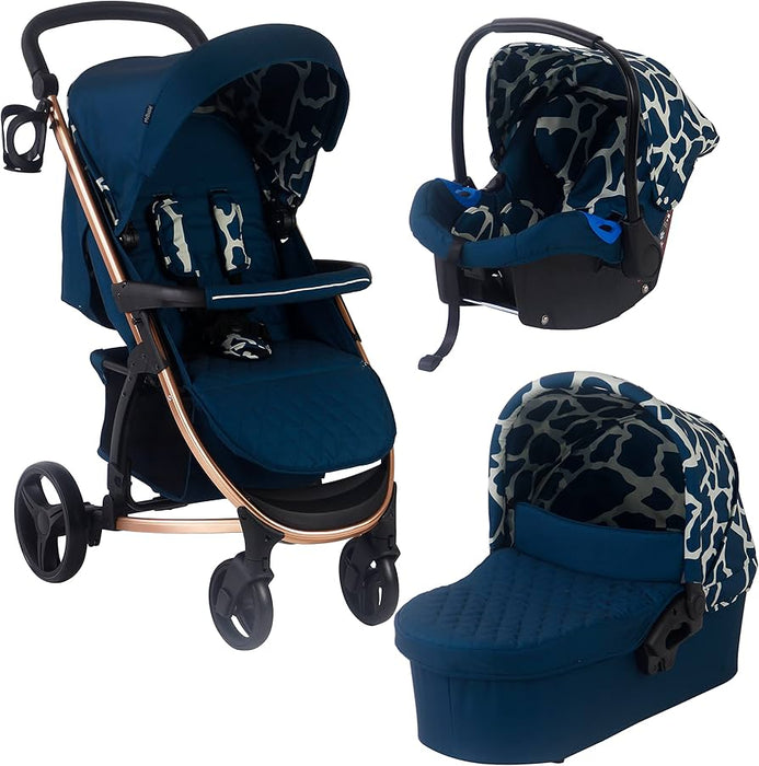 Dani Dyer Navy Giraffe Travel System - Grade A