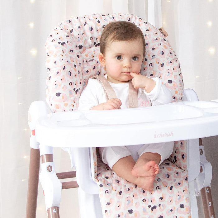 Dani Dyer Blush Leopard Highchair - Grade A