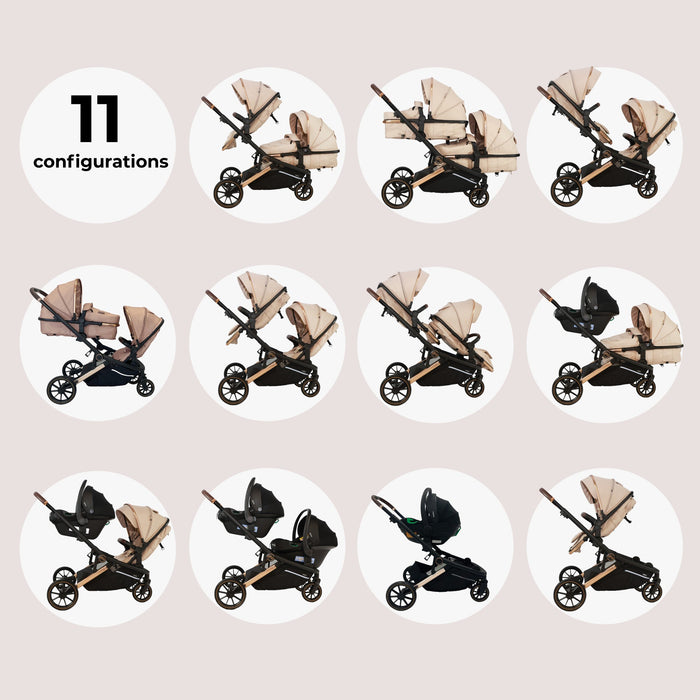 MB33 Tandem Pushchair - Giraffe - Grade A
