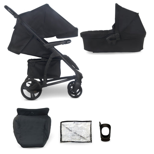 MB200 2-in-1 Pushchair & Carrycot - Onyx Black - Grade A