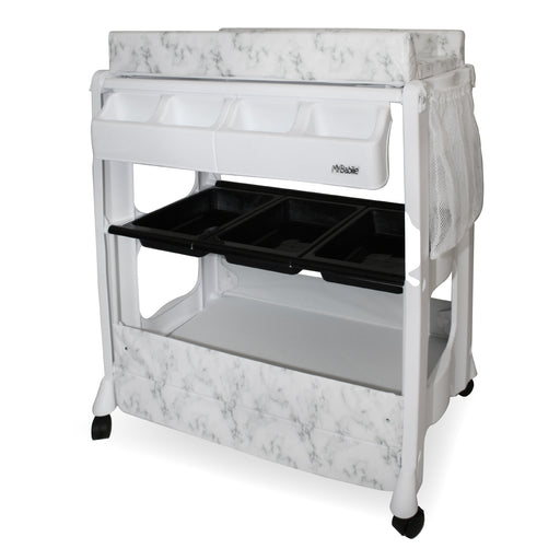 My Babiie MBCH Baby Bath and Changing Unit - Grey Marble - Grade A