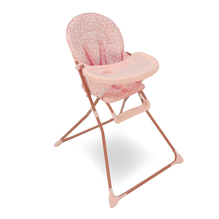 Compact Highchair - Pink Spots - Grade A