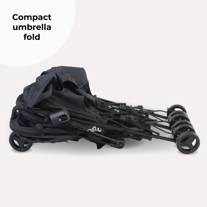 MB12 Double Stroller - Black - Grade A