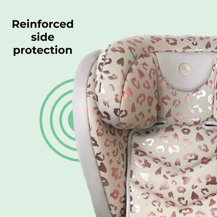 MBCS23 High-Back Booster Car Seat with ISOFIX - Blush Leo - GRADE A