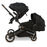 MB33 Tandem Pushchair with Infant Carrier & Base - Black Leopard