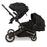 MB33 Tandem Pushchair with Infant Carrier - Black Leopard