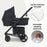 MB200 2-in-1 Pushchair & Carrycot - Onyx Black - Grade A