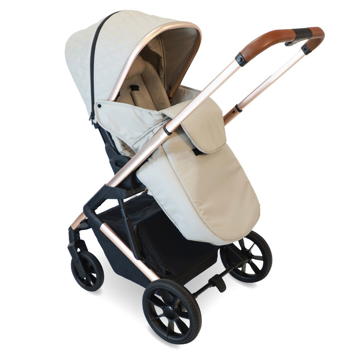 MB500i 3-in-1 Travel System with i-Size Car Seat - Rose Gold Stone