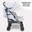 MB12 Double Stroller - Grey - Grade A