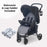 MB30 Stroller/Pushchair - Black/Grey - GRADE B