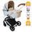 MB500 2-in-1 Pushchair & Carrycot - Rose Gold Stone - Grade A