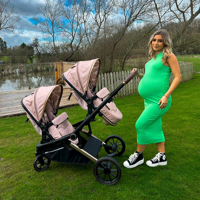 MB33 Tandem Pushchair with Infant Carrier - Giraffe