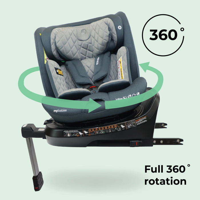 MBCSSPIN i-Size (40-150cm) Spin Car Seat - Slate Blue - Grade A