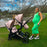 MB33 Tandem Pushchair with 2 Infant Carriers & 2 Bases - Giraffe