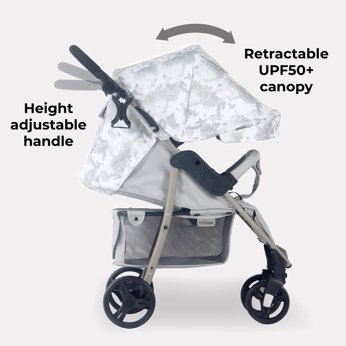 MB30 Plus Pushchair - Grey Tie Dye - Grade A