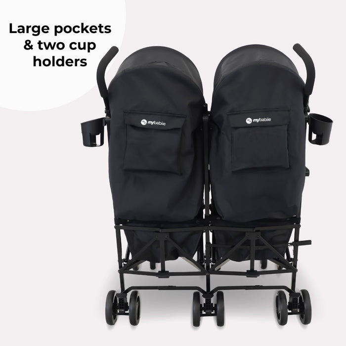 MB12 Double Stroller - Black - Grade B
