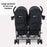 MB12 Double Stroller - Black - Grade C