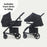 MB200 2-in-1 Pushchair & Carrycot - Onyx Black - Grade A