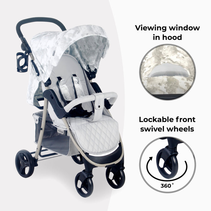 MB30 Plus Pushchair - Grey Tie Dye - Grade A