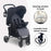 MB30 Stroller/Pushchair - Black/Grey - GRADE B