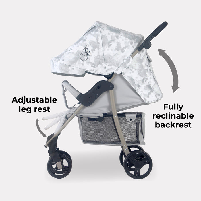 MB30 Plus Pushchair - Grey Tie Dye - Grade A