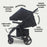 MB200 2-in-1 Pushchair & Carrycot - Onyx Black - Grade A