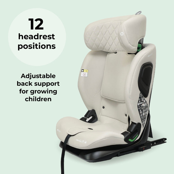 MBCS123 i-Size (76-150cm) Car Seat - Oatmeal - GRADE A