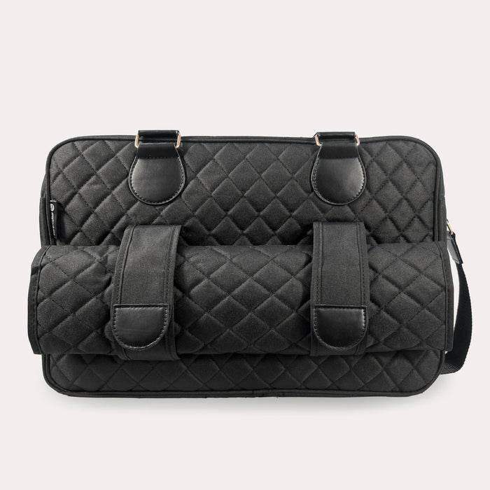 Deluxe Changing Bag - Black Quilted - Grade A