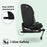My Babiie MBCSSPIN i-Size (40-150cm) Spin Car Seat - Black Herringbone - GRADE A