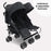 MB12 Double Stroller - Black - Grade C