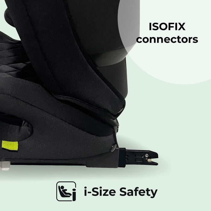 MBCS23 High-Back Booster R129 Car Seat with ISOFIX - Quilted Black - Grade A