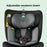 My Babiie MBCSSPIN i-Size (40-150cm) Spin Car Seat - Black Herringbone - GRADE A