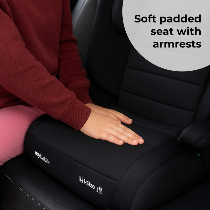 MBCSB30 i-Size (100-150cm) High Back Booster Car Seat - Black