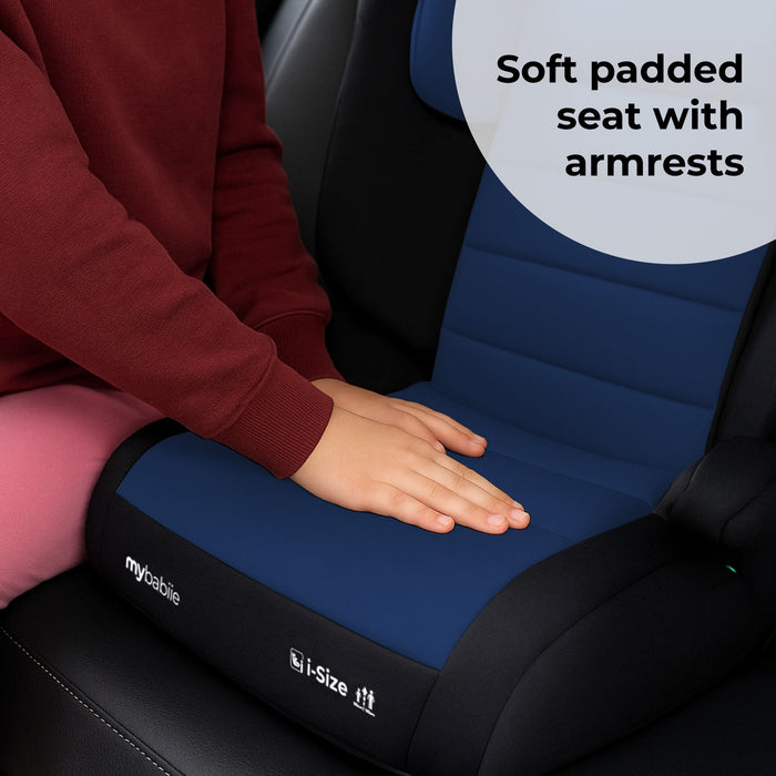 MBCSB30 i-Size (100-150cm) High Back Booster Car Seat - Blue & Black - Grade A