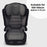 MBCSB30 i-Size (100-150cm) High Back Booster Car Seat - Grey & Black