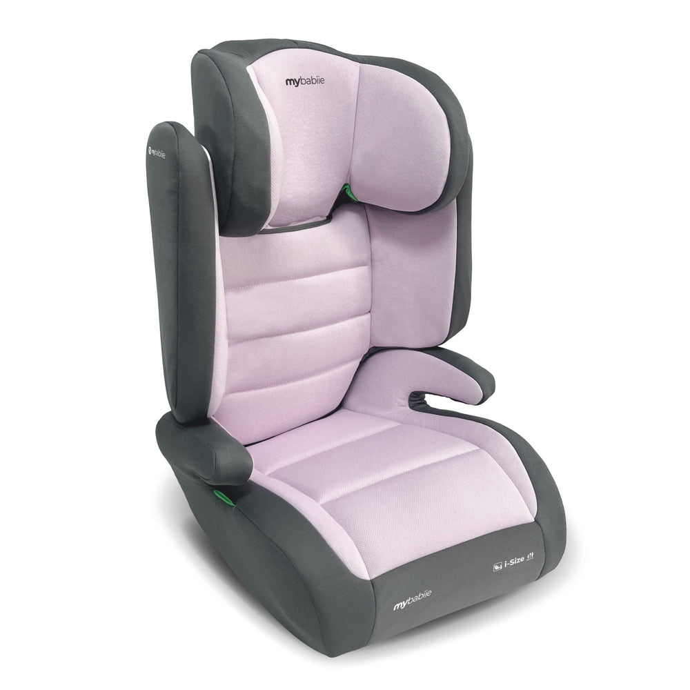 MBCSB30 i-Size (100-150cm) High Back Booster Car Seat - Pink & Grey