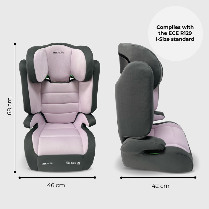 MBCSB30 i-Size (100-150cm) High Back Booster Car Seat - Pink - Grade A