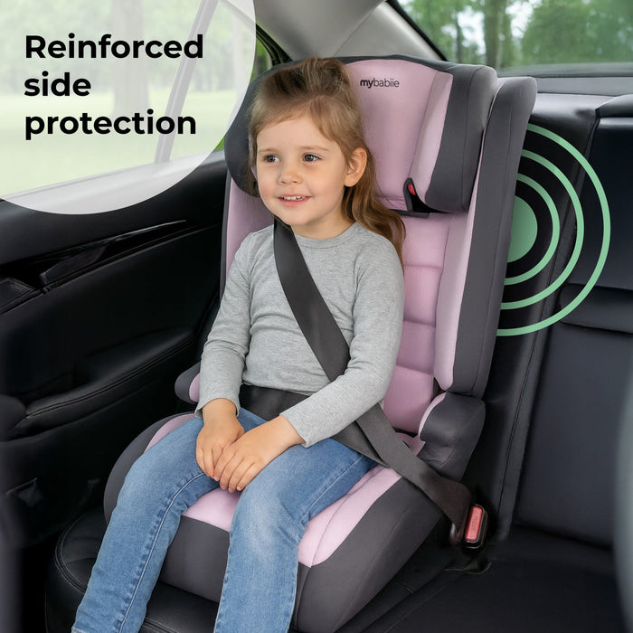MBCSB30 i-Size (100-150cm) High Back Booster Car Seat - Pink - Grade A