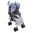 MB01 Lightweight Stroller - Grey Stars - Grade C