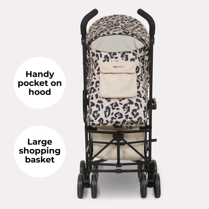 MB01 Lightweight Stroller - Fawn Leopard