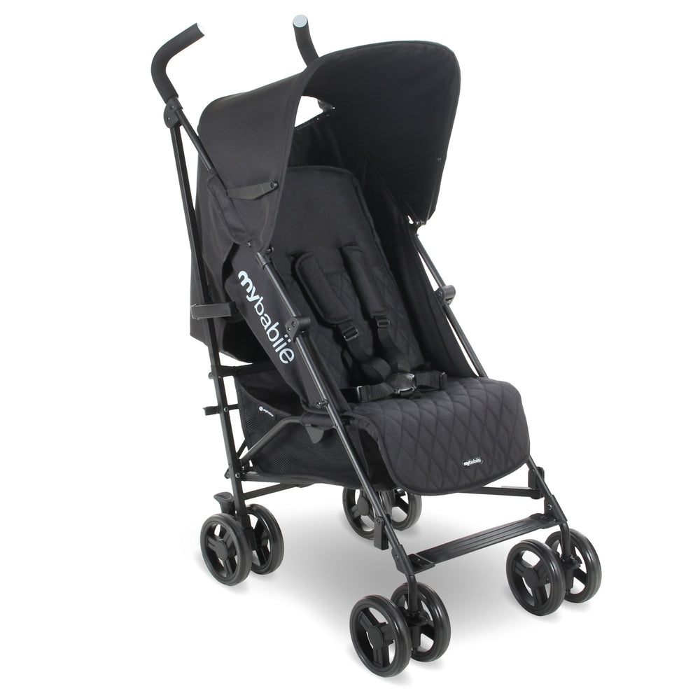 MB01 Lightweight Stroller - Quilted Black - Grade B