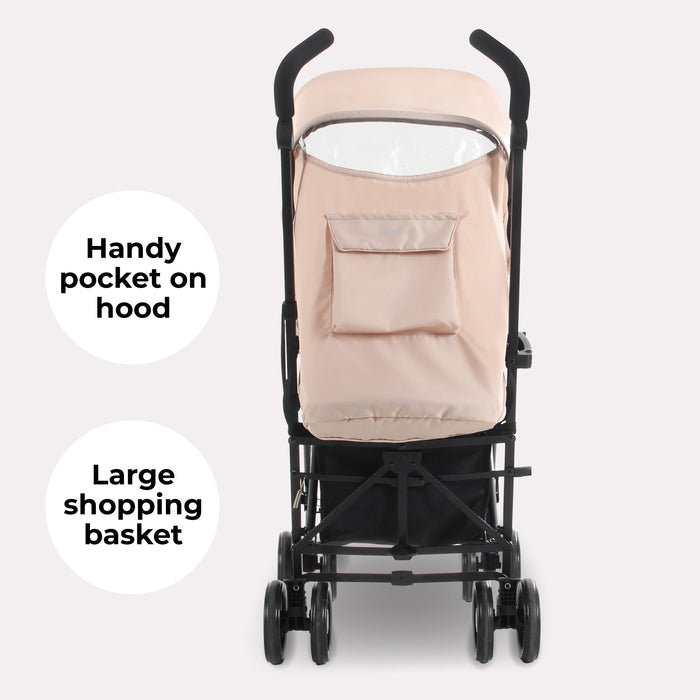 MB01 Lightweight Stroller - Quilted Blush Pink - Grade C