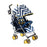My Babiie MB02 Blue Chevron Stroller - Grade A